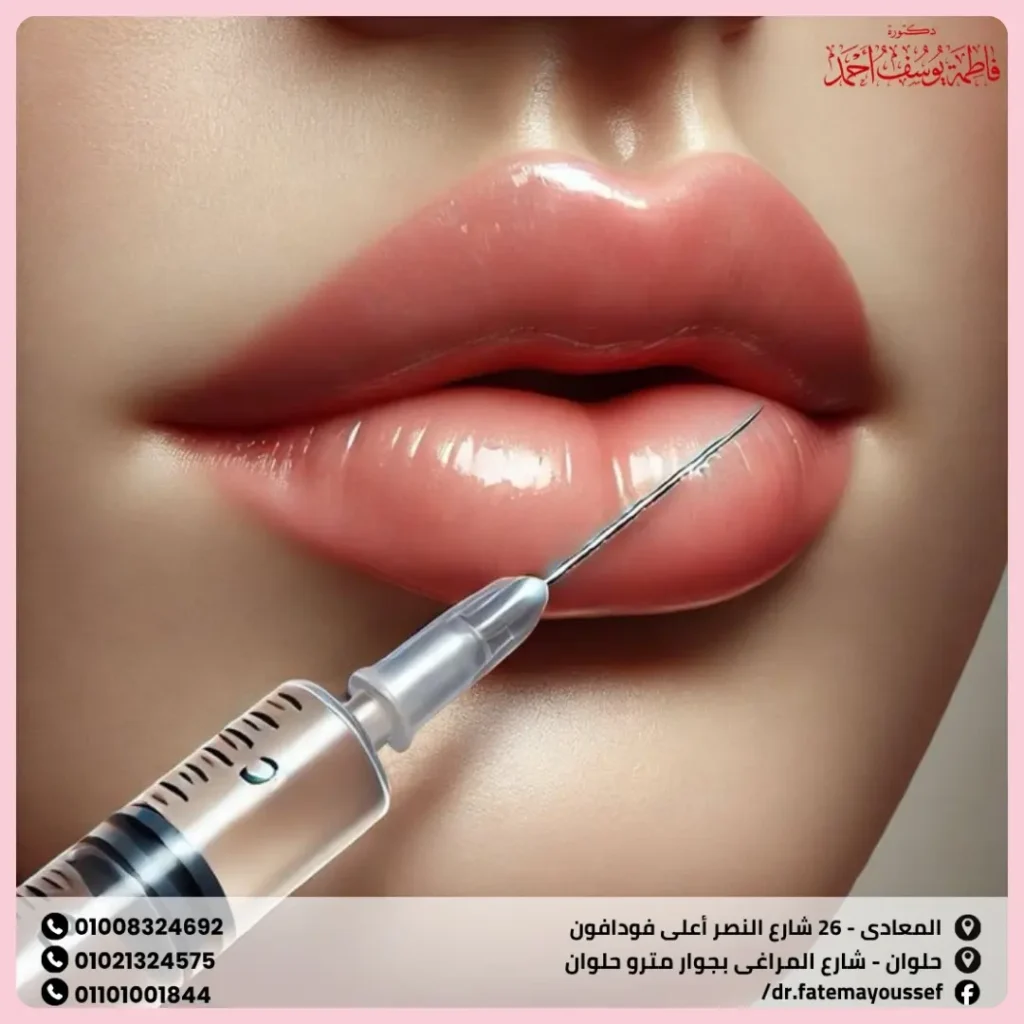 متى اقدر أكل بعد فيلر الشفايف