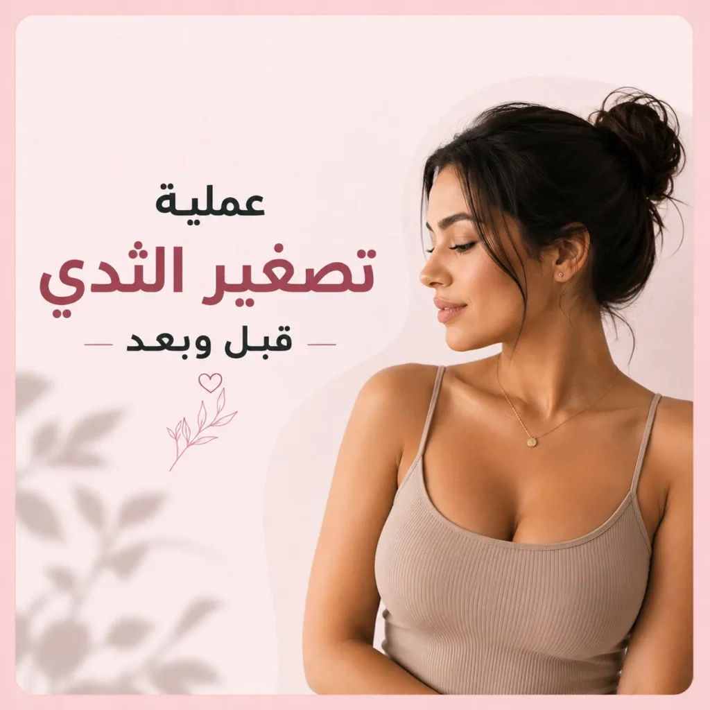 عملية تصغير الثدي قبل وبعد