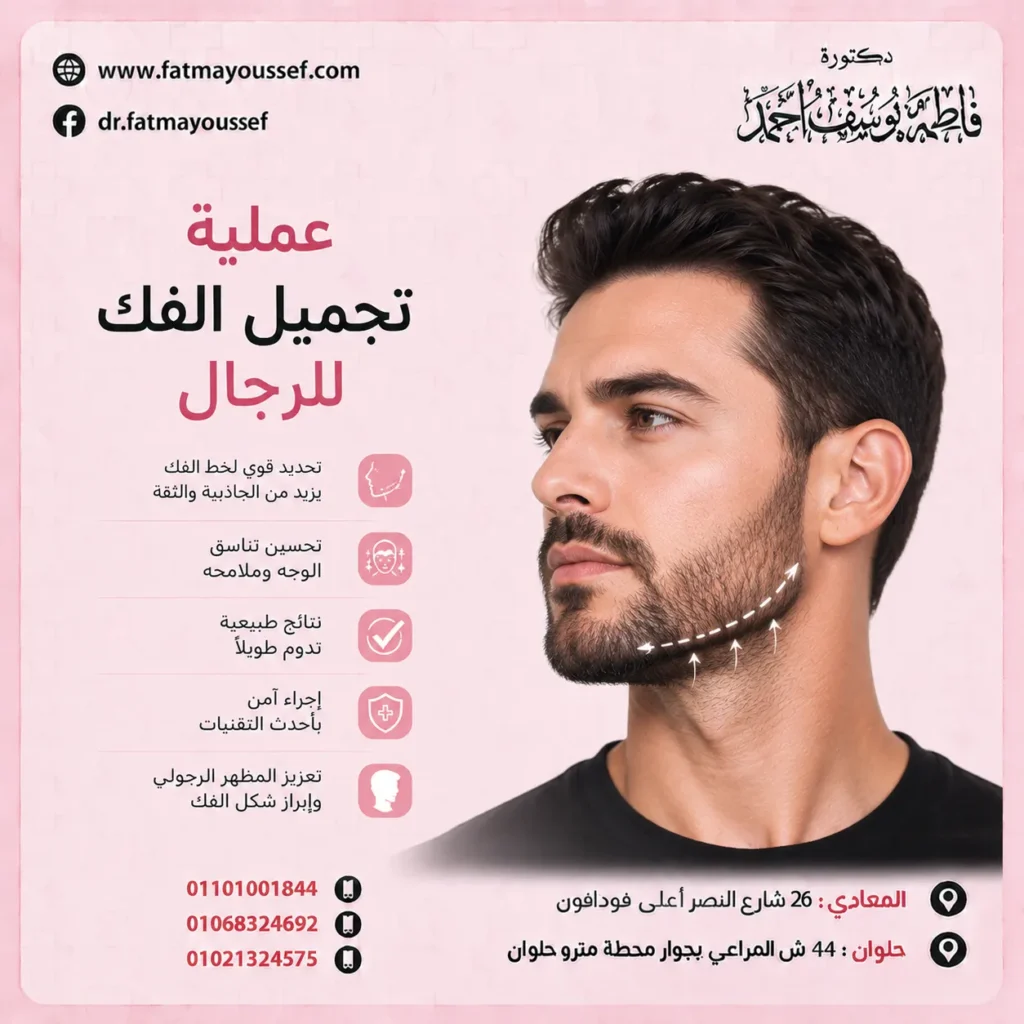 عملية تجميل الفك للرجال