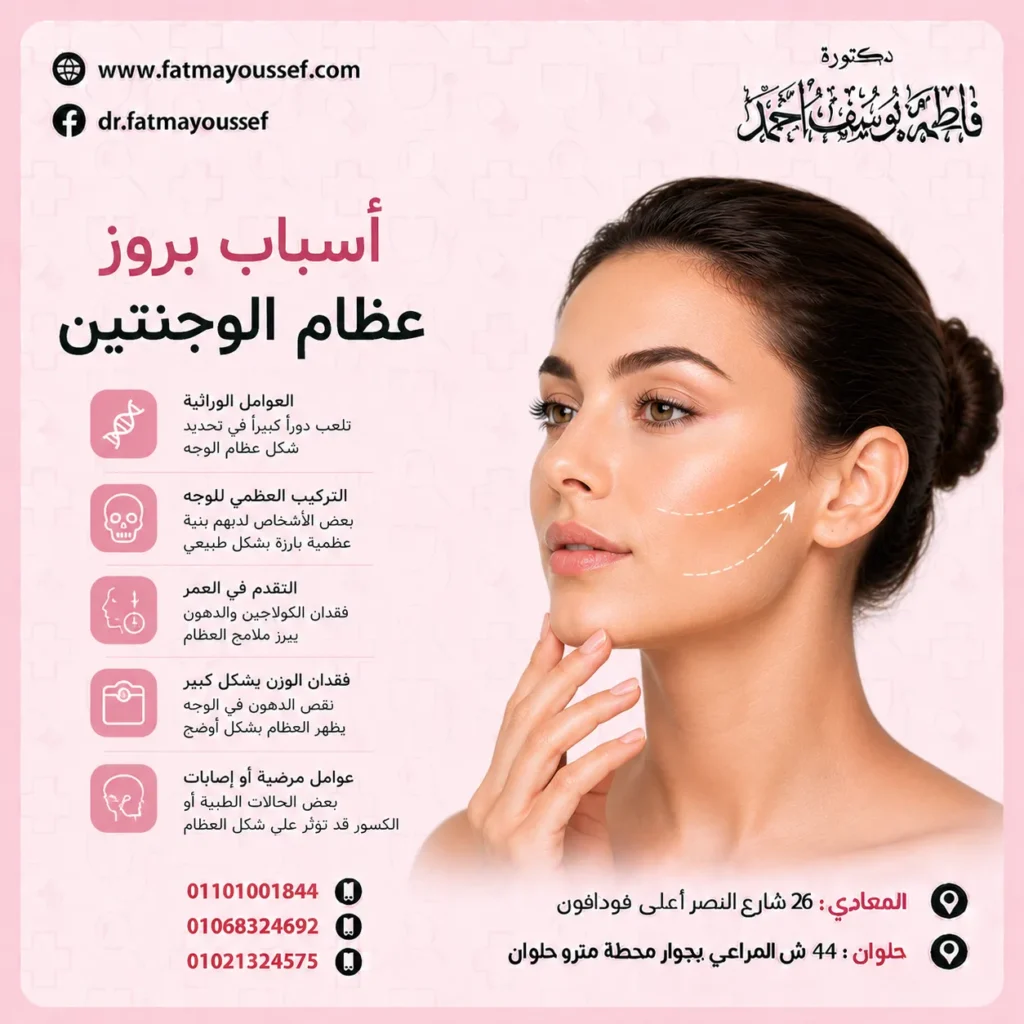 أسباب بروز عظام الوجنتين