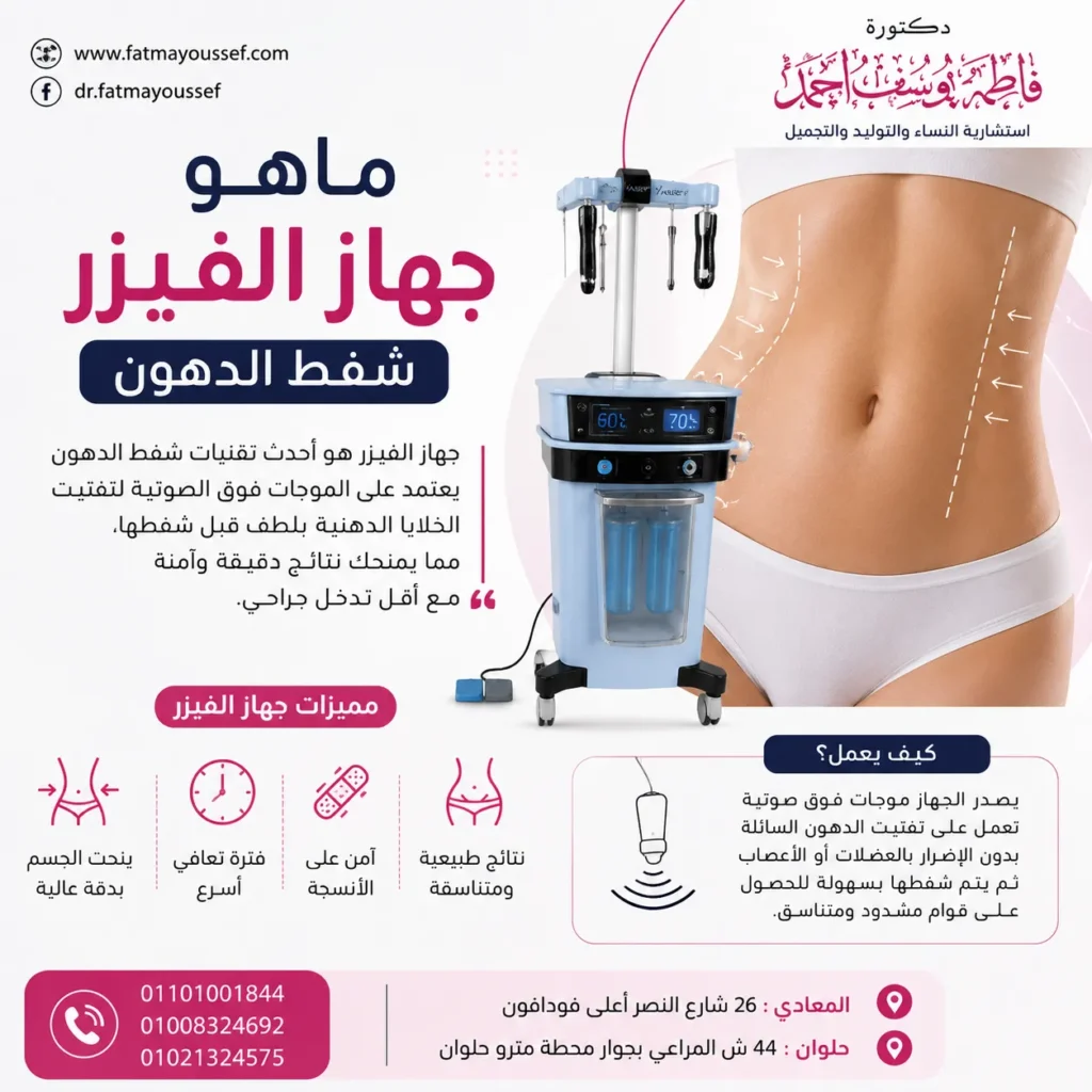 ماهو جهاز الفيزر لشفط الدهون