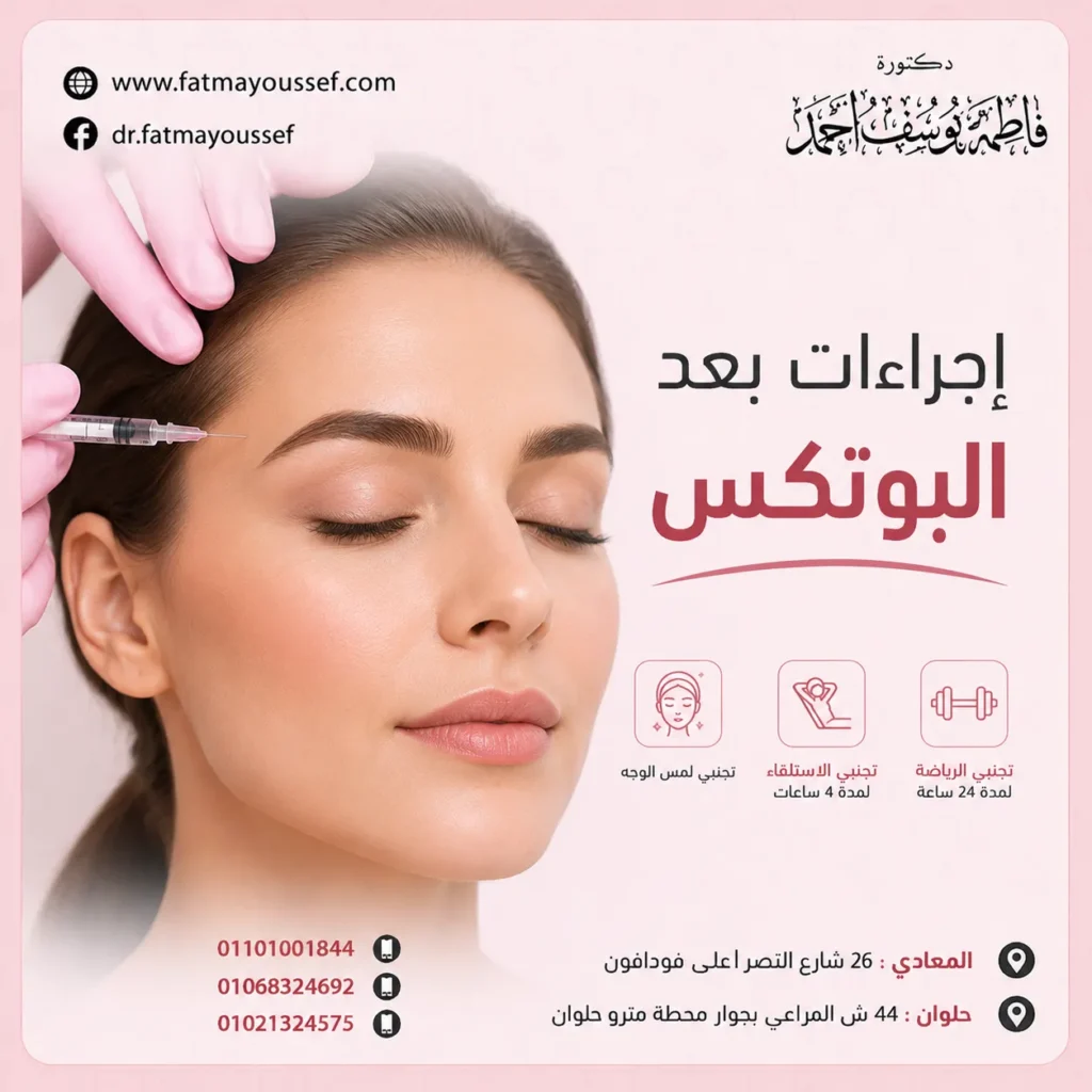 اجراءات بعد البوتكس