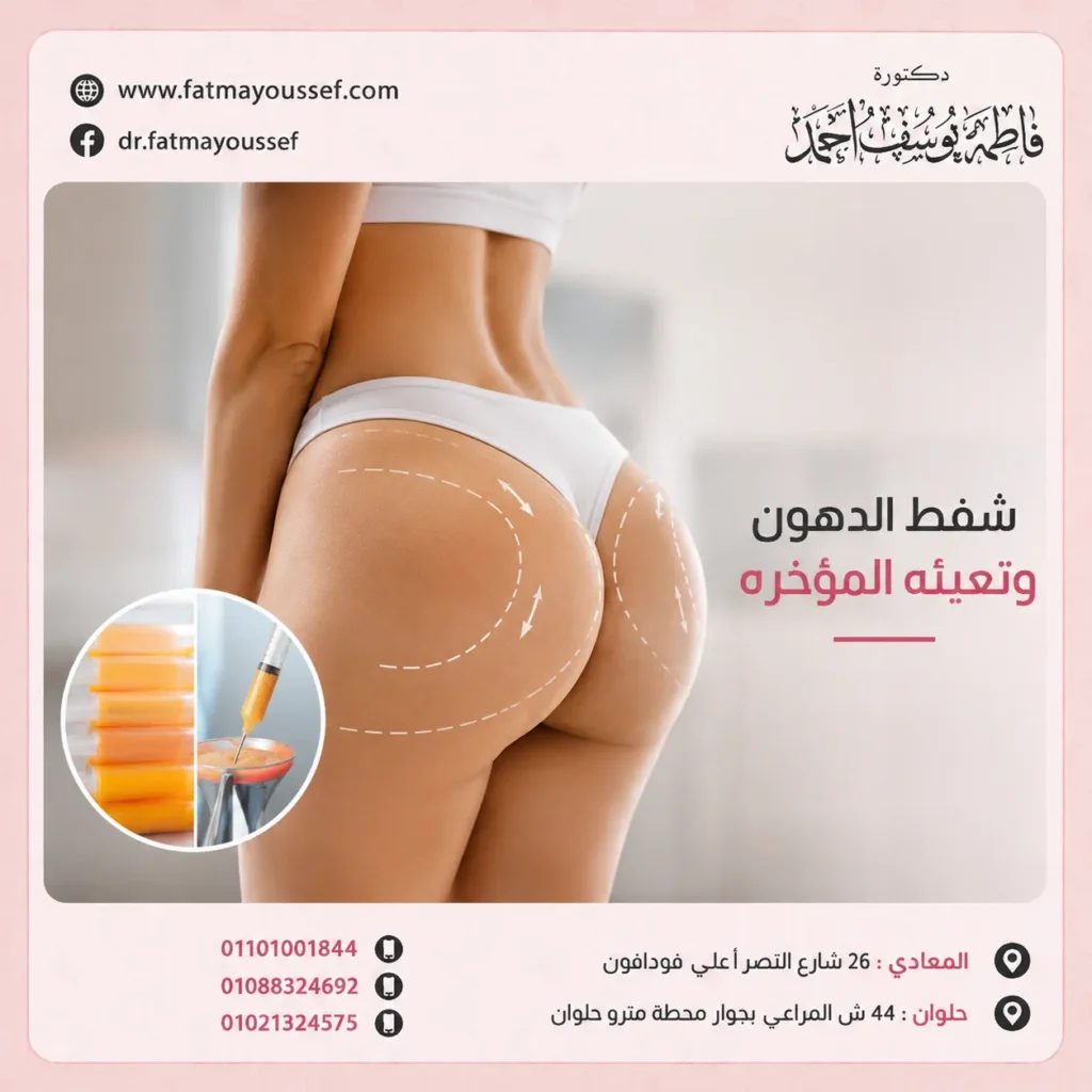 شفط الدهون وتعبئه المؤخره