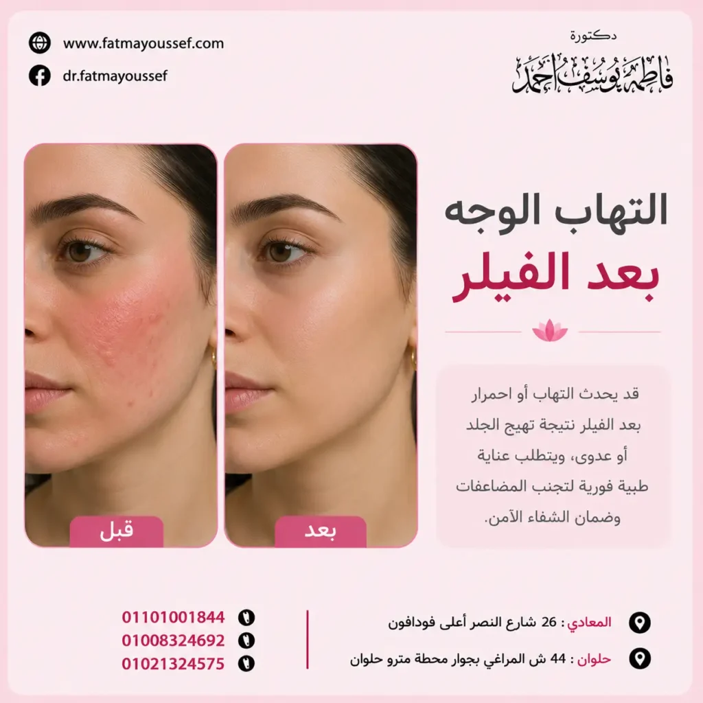 التهاب الوجه بعد الفيلر