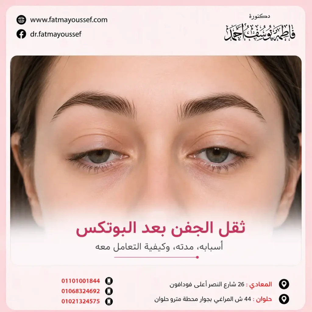 ثقل الجفن بعد البوتكس