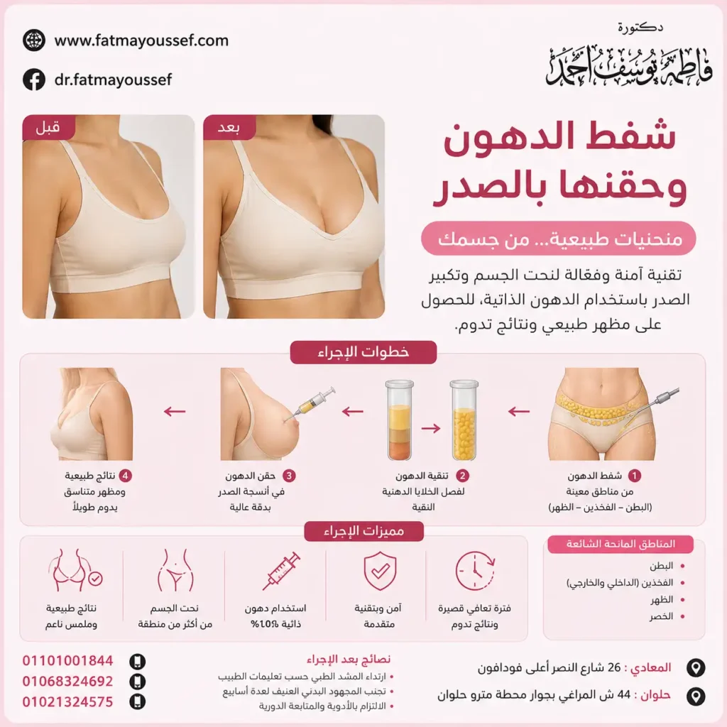 شفط الدهون وحقنها بالصدر