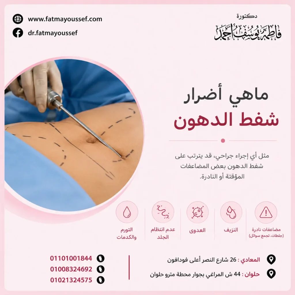 ماهي اضرار شفط الدهون