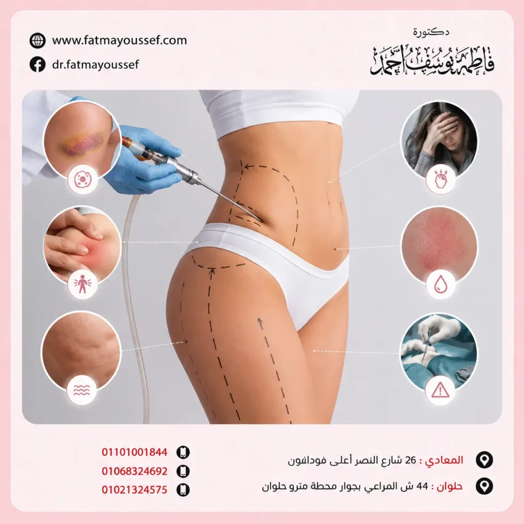 ماهي اضرار شفط الدهون