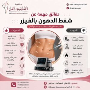 مميزات وعيوب شفط الدهون بالفيزر
